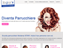 Tablet Screenshot of consulenzaparrucchieri.com